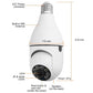Screw in Night Vision Security Camera