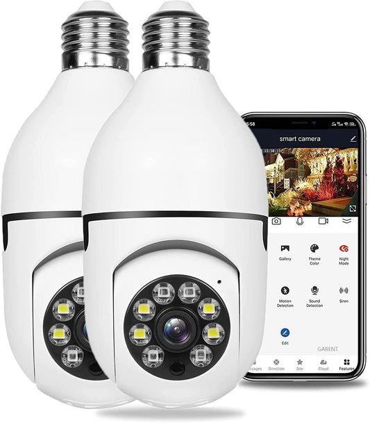 Screw in Night Vision Security Camera